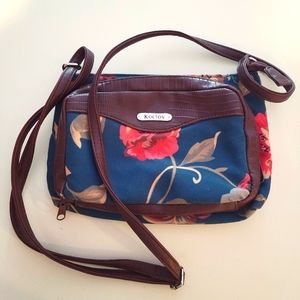 Floral cross body bag